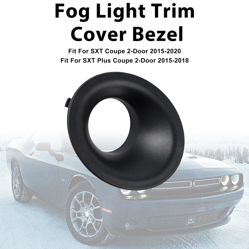 Garniture Feu Antibrouillard Avant Gauche Dodge Challenger 2015-2021 - vue de trois-quarts - Becquet Voiture