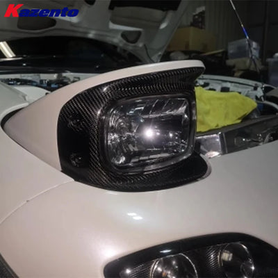 Garniture Intérieure Carbone Mazda RX-7 FD3S - vue de profil - Becquet Voiture