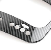 Carbon fiber interior trim for VW Golf 6 - rear view 2 - Becquet Voiture