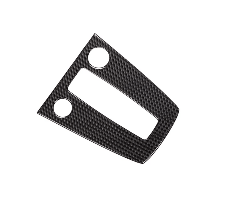 Carbon Fiber Gear Shift Surround Trim for Audi A3 8Y - rear view - Becquet Voiture