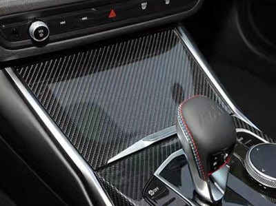 Garniture Intérieure Fibre Carbone BMW G80 G82 - installé sur véhicule - Becquet Voiture