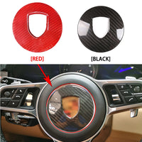 Garniture Volant Porsche Panamera Macan 911 718 Carbone - vue de face - Becquet Voiture