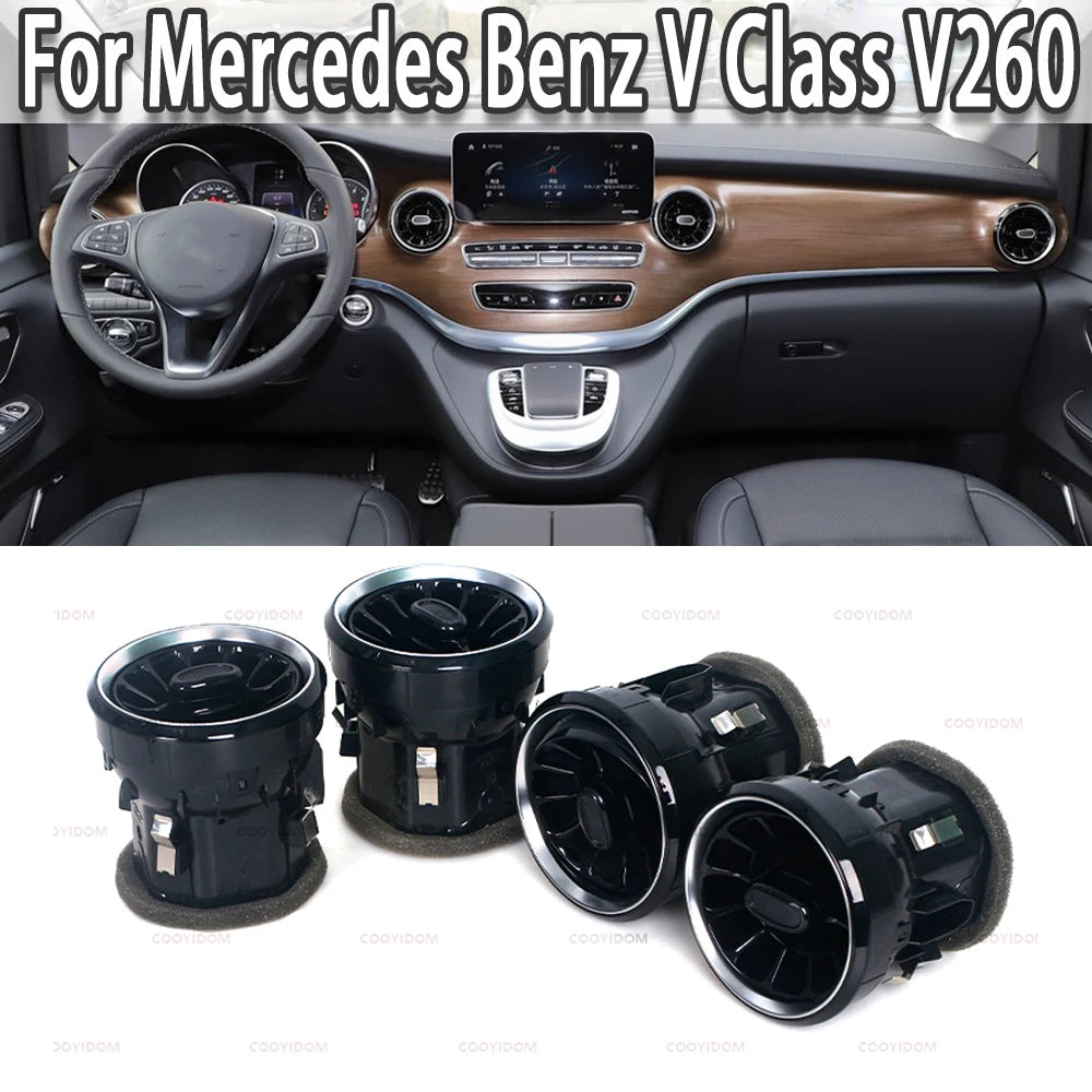 Garnitures Aérateurs Mercedes Classe V W447 Vito V250 V260 - vue de face - Becquet Voiture