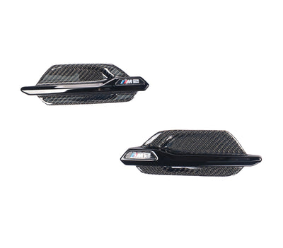 Garnitures Aile Fibre Carbone BMW M2 F87 M2C - vue de face - Becquet Voiture