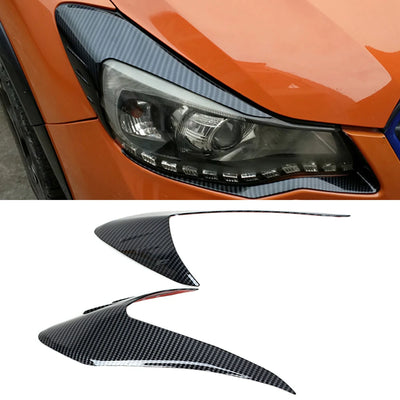 Garnitures Carbone Cadres de Phare Subaru XV 2012-2016 - vue de profil - Becquet Voiture