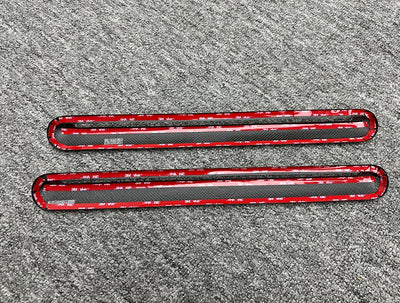 Garnitures de Fenêtre Arrière Carbone Mercedes Classe G W464 2019-2024 - vue de trois-quarts - Becquet Voiture