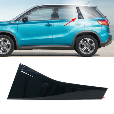Garnitures de Pied de Porte Suzuki Vitara 2016-2020 - détail du montage - Becquet Voiture