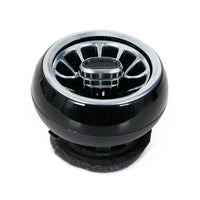 Mercedes-Benz Turbo Dashboard Air Vent Trim - three-quarter view - Becquet Voiture