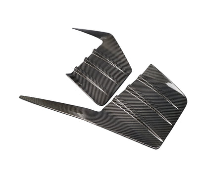 Garnitures Garde-Boue Arrière Fibre Carbone BMW G87 M2 - vue arrière - Becquet Voiture