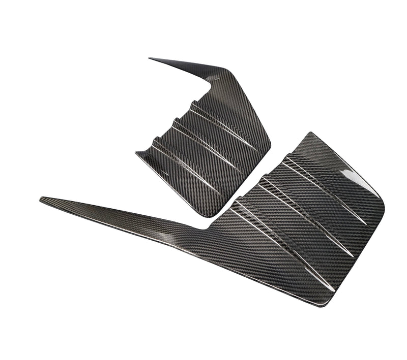 Garnitures Garde-Boue Arrière Fibre Carbone BMW G87 M2 - vue arrière - Becquet Voiture