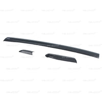 Carbon Fiber Interior Trim Audi A3 S3 RS3 2014-2018 - rear view - Becquet Voiture