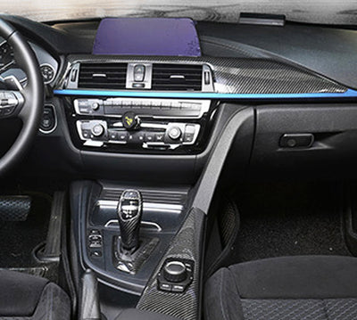 Garnitures Intérieures Carbone BMW M3 M4 F80 F82 F83 F87 - vue arrière - Becquet Voiture