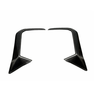 Garnitures Pare-Chocs Arrière Fibre Carbone BMW G87 M2 - vue de face - Becquet Voiture