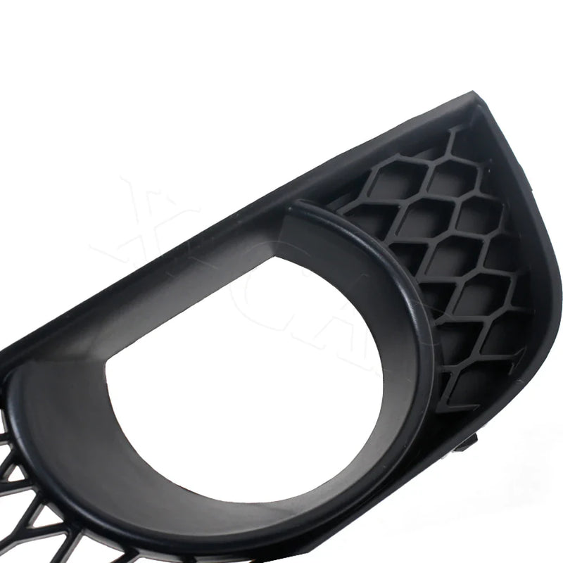 Grille Anti Brouillard Q7 S-line Plastique Noir 2009-2015 - détail du montage - Becquet Voiture
