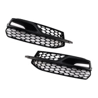 Grille Antibrouillard Audi A3 S3 S-Line 2013-2016 - installé sur véhicule - Becquet Voiture