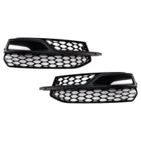 Grille Antibrouillard Audi A3 S3 S-Line 2013-2016 - vue de trois-quarts - Becquet Voiture