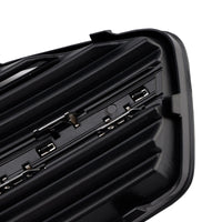 Fog light grille Audi A6 C8 2019-2023 ABS black 2 pieces - front view 2 - Becquet Voiture