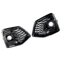 Schwarzer Kühlergrill mit Nebelschutz für Audi Q5 SQ5 S-Line - Rückansicht - Becquet Voiture