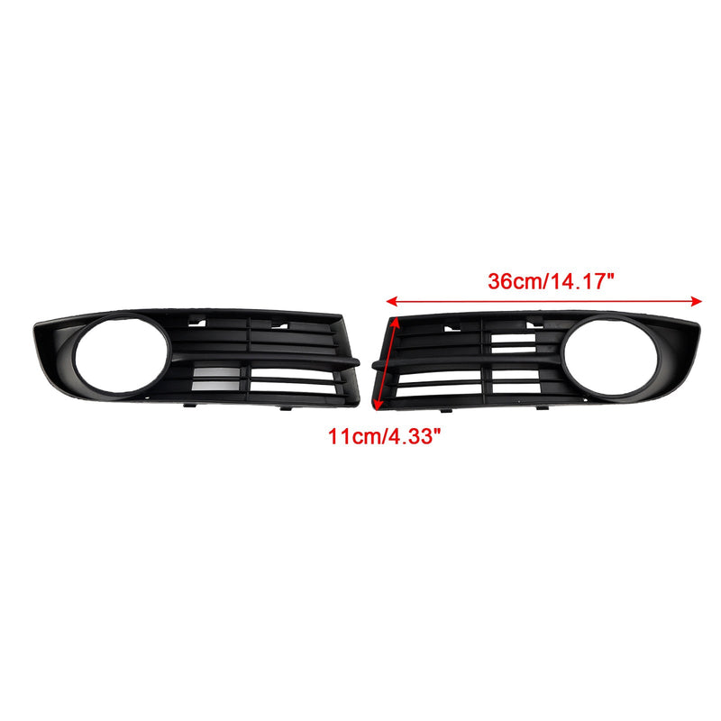 Schwarzer Kühlergrill mit Antibeschlagfunktion vorne für VW Touran Caddy 2003–2010 - Montagedetail - Becquet Voiture