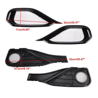 BMW 4er F32 F33 F36 Nebelscheinwerfergrill - Studio-Packshot - Becquet Voiture