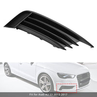 Right Fog Light Grille Audi A3 S3 8V 2013-2017 - side view - Becquet Voiture