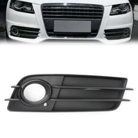 Grille Antibrouillard Droite Audi A4 S-Line B8 Noir Chrome 2008-2012 - vue arrière - Becquet Voiture
