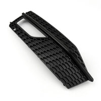 Grille Antibrouillard Gauche Audi A4 S-Line S4 B8.5 Noir 2013-2015 - vue de profil - Becquet Voiture