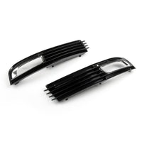 Chrome Lower Fog Light Grille Audi A8 D3 2008-2010 - front view 2 - Becquet Voiture