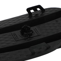 Matte Black Mercedes E-Class W213 Anti-Fog Grille 2016-2020 - rear view 2 - Becquet Voiture