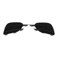 Matte Black Mercedes E-Class W213 Anti-Fog Grille 2016-2020 - front view - Becquet Voiture