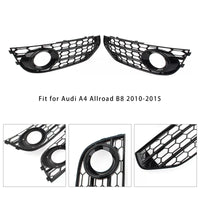 Honeycomb Fog Light Grille Audi A4 Allroad B8 Black - three-quarter view - Becquet Voiture