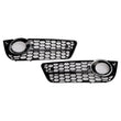 Grille Antibrouillard Nid d'Abeille Audi A5 2007-2011 2 Pièces