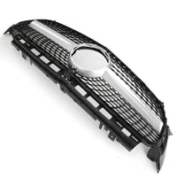 Silberner Diamant-Kühlergrill Mercedes-Benz W213 E300 E400 2016–2019 - Montagedetail - Becquet Voiture