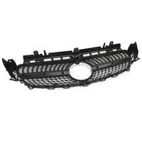 Silberner Diamant-Kühlergrill Mercedes-Benz W213 E300 E400 2016–2019 - am Fahrzeug montiert - Becquet Voiture