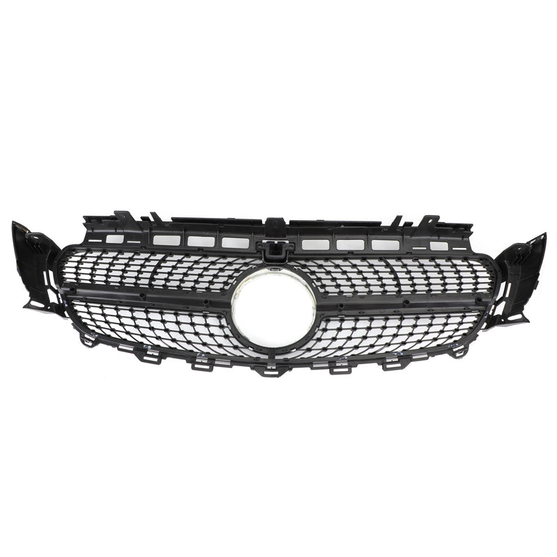 Silberner Diamant-Kühlergrill Mercedes-Benz W213 E300 E400 2016–2019 - Studio-Packshot - Becquet Voiture