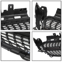 Silberner Diamant-Kühlergrill Mercedes-Benz W213 E300 E400 2016–2019 - Rückansicht - Becquet Voiture