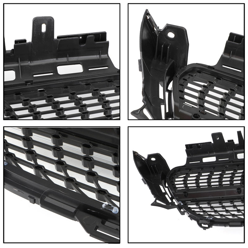 Silberner Diamant-Kühlergrill Mercedes-Benz W213 E300 E400 2016–2019 - Rückansicht - Becquet Voiture
