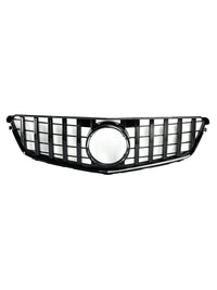 GTR Style Front Grille Mercedes C-Class W204 2008-2014 - rear view 2 - Becquet Voiture