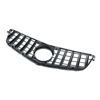 GTR Style Front Grille Mercedes C-Class W204 2008-2014 - top view - Becquet Voiture