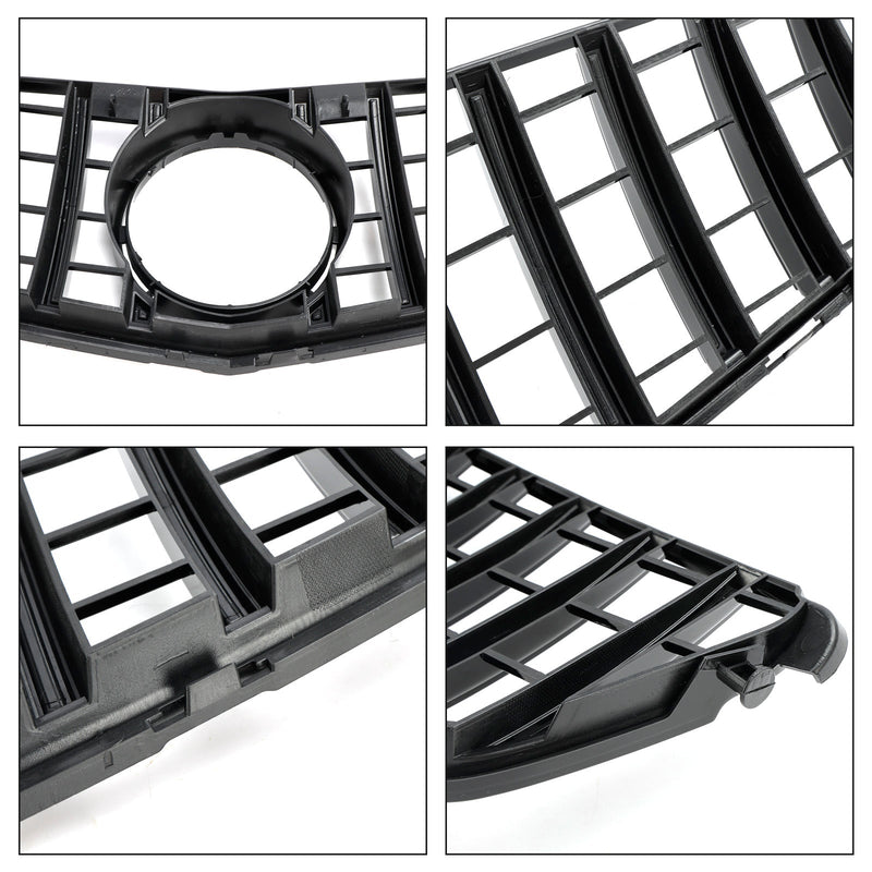 GTR Style Front Grille Mercedes C-Class W204 2008-2014 - side view 2 - Becquet Voiture