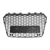 Grille Avant Maille Nid Abeille Style RS5 Noir Brillant Audi - vue de dessus - Becquet Voiture