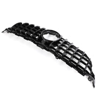 Grille Avant Mercedes W205 Style GTR Caméra Noir Chromé 2019 - installé sur véhicule - Becquet Voiture
