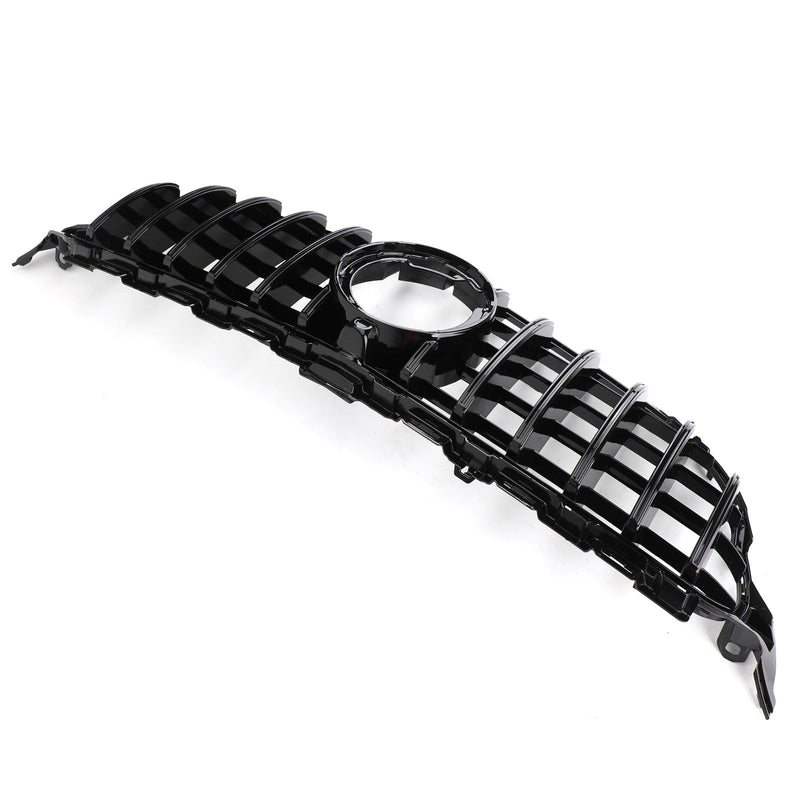 Grille Avant Mercedes W205 Style GTR Caméra Noir Chromé 2019 - installé sur véhicule - Becquet Voiture