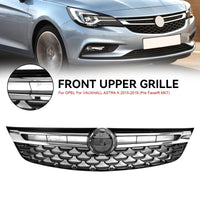 Grille Avant Noir Chrome Opel Astra K 2015-2019 - vue arrière - Becquet Voiture