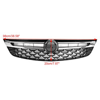 Grille Avant Noir Chrome Opel Astra K 2015-2019 - vue de profil - Becquet Voiture