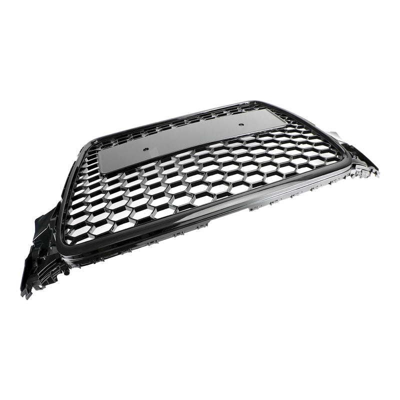 Grille Avant RS4 Style Nid D'abeille Audi A4 S4 B8 - vue de dessus 2 - Becquet Voiture