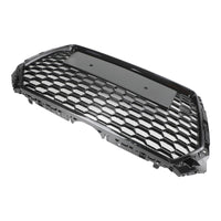 Grille Avant RS4 Style Nid D'abeille Noire Audi A4 S4 - vue de trois-quarts 2 - Becquet Voiture
