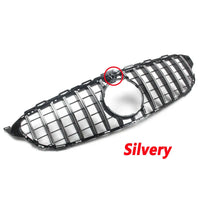 Grille Avant Style GT-R Mercedes Classe C W205 2015-2018 - détail du montage - Becquet Voiture