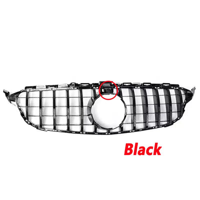 Grille Avant Style GT-R Mercedes Classe C W205 2015-2018 - en situation - Becquet Voiture