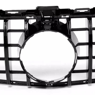 Grille Avant Style GT-R Mercedes Classe C W205 2015-2018 - installé sur véhicule - Becquet Voiture